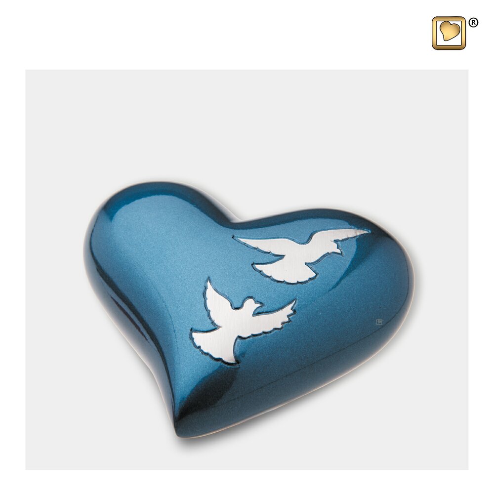 Divine Flying Doves (Keepsake Heart)