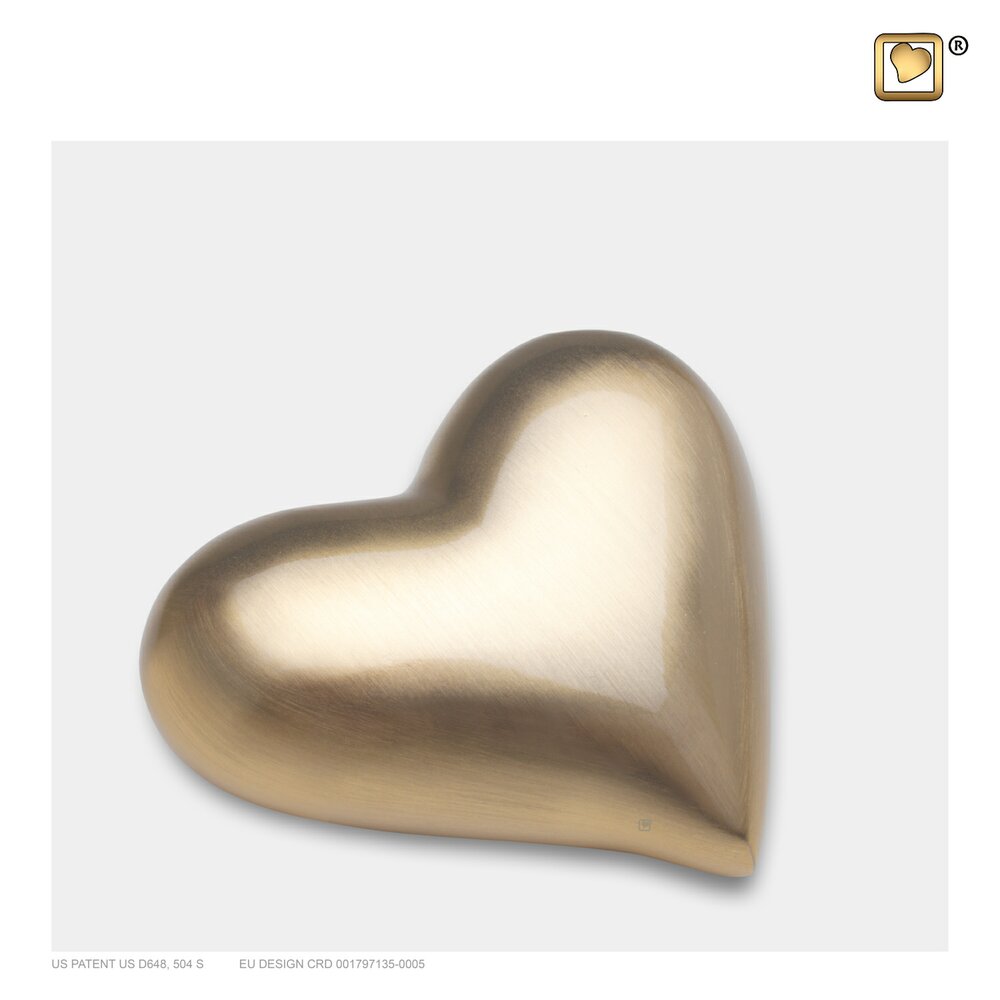 Brushed Gold (Keepsake Heart)
