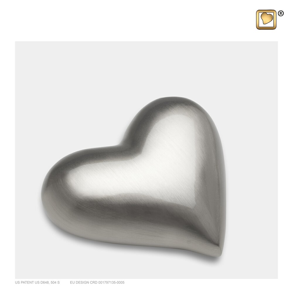 Brushed Pewter (Keepsake Heart)