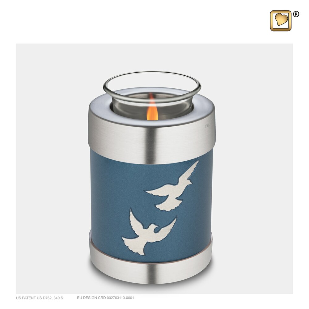 Divine Flying Doves (Tealight Urn)