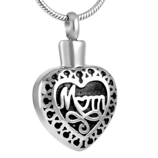 Mom Heart - Cremation Jewelry Winnipeg